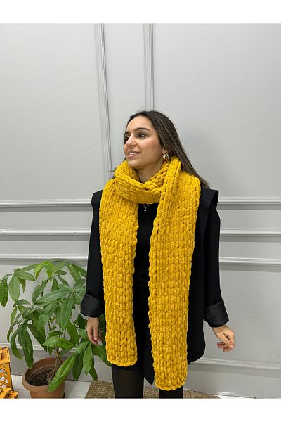 Home Eșarfă moale umflată - Eșarfă la atingere moale / Eleganță Confort și căldură împreună