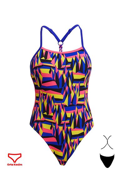 FUNKİTA Funkita Tw Spike Me Girls Swim Trunks,Chlor Resistant, Ecological Design