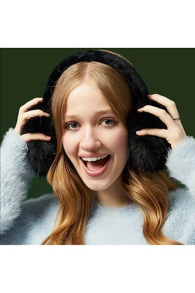 MEKİK BUTİK Premium Quality Women's Pile Plush Earmuff - Earmuff