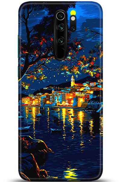 Noprin حافظة هاتف Xiaomi Redmi Note 8 Pro مطبوعة بدقة عالية - سلسلة الحفاظ 5453
