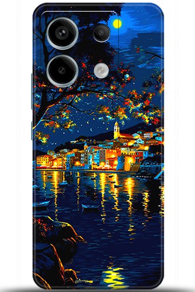 Noprin حافظة هاتف Xiaomi Redmi Note 13 Pro 5G مطبوعة بدقة عالية - سلسلة الحفظ...