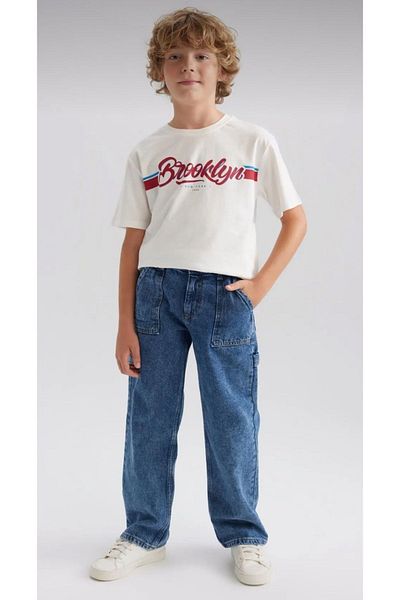 ASL GOLF CLUB Pantaloni Jean cu picioare late pentru băiat