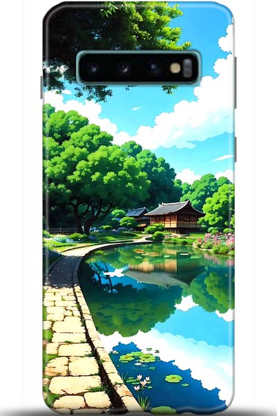Noprin Samsung Galaxy S10 Plus Case Hd Printed Case - Custody Series 5463
