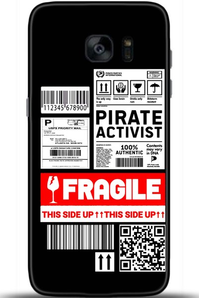 Noprin Samsung Galaxy S7 Edge Case Hd Printed Case - Custody Series 5447