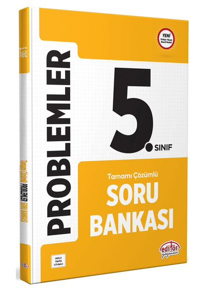 Editör Yayınevi 2025 5. Sınıf Problemler Tamamı Çözümlü Soru Bankası - Akıllı...