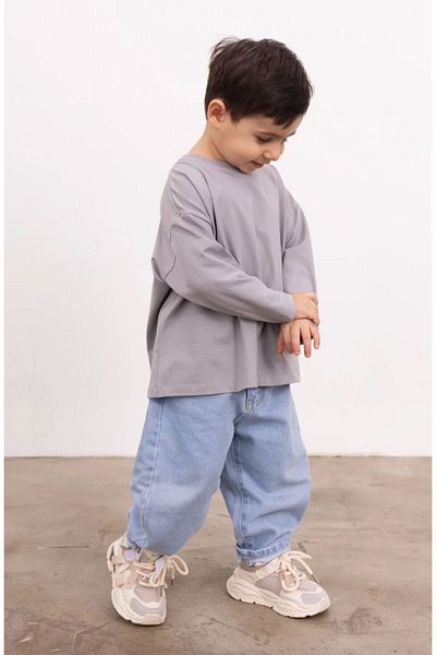 ASL GOLF CLUB Unisex Kids Oversize Denim Trousers