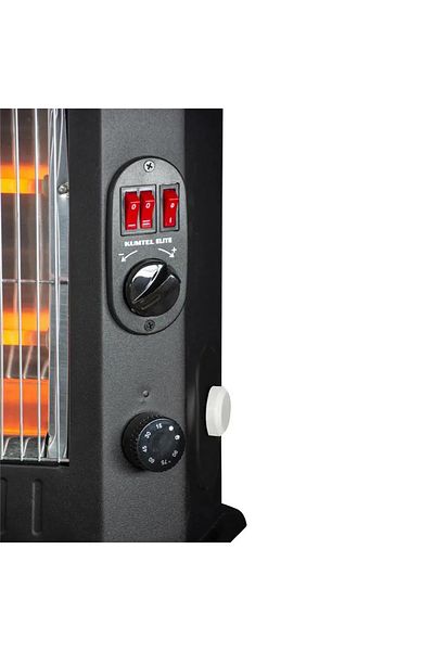 KUMTEL Electric Heater, 5 Quartz Tube - Black