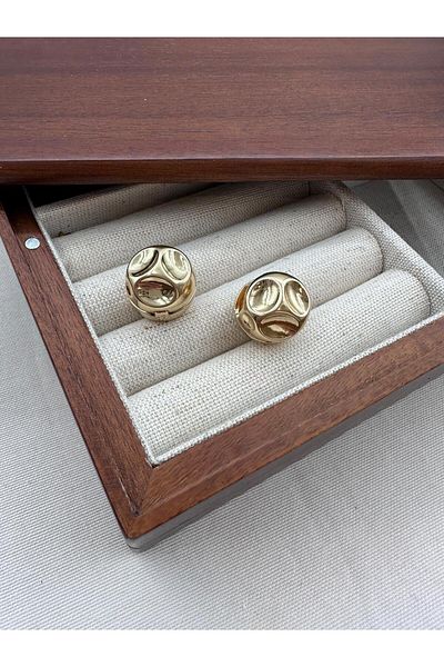 Jerie Minimal Bombe Detailed Heel Earrings