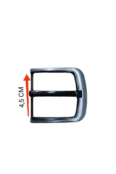 Leather Τζιν/Δερμάτινη πόρπη ζώνης 4,5 εκ.