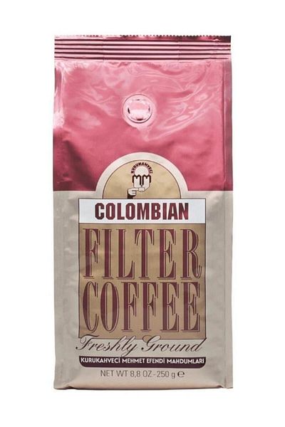 Mehmet Efendi Colombian Filter Coffee 250Gr - Foil Packaging - 6 Pieces