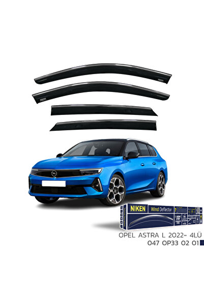 Niken Opel Astra L 2022- Kromlu Cam Rüzgarlığı