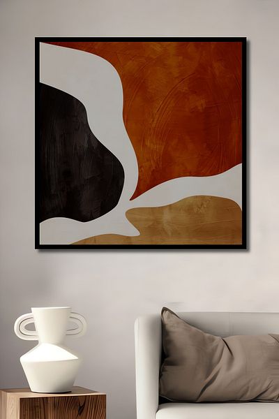 Teona Ahşap Colorat Abstract Lemn MDF Dreptunghi Decorativ Acasă, Locul de Muncă Pictură Perete