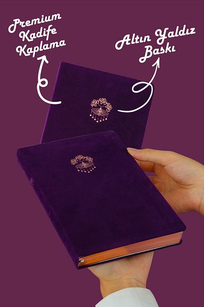 Victoria's Journals 96 Sheets A5 160 Gr. Striped Bujo Suede Notebook