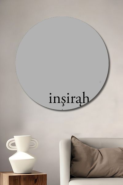 Teona Ahşap Inşirah Words Lemn MDF Rotund Decorativ Acasă, Locul de Muncă Pictură Perete