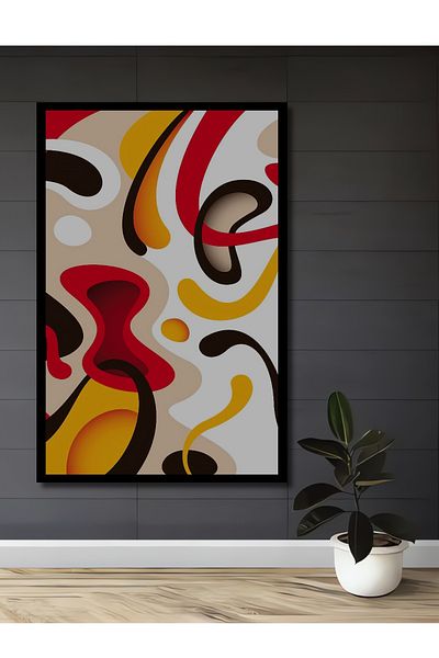 Teona Ahşap Dansul culorilor Decorativ Lemn MDF Dreptunghi Acasă, Locul de muncă Pictură murală