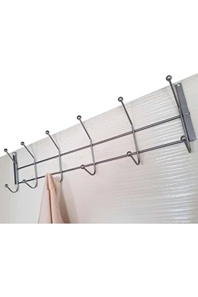 Metler علاقة خلفية للباب من الكروم مع 12 خطافًا