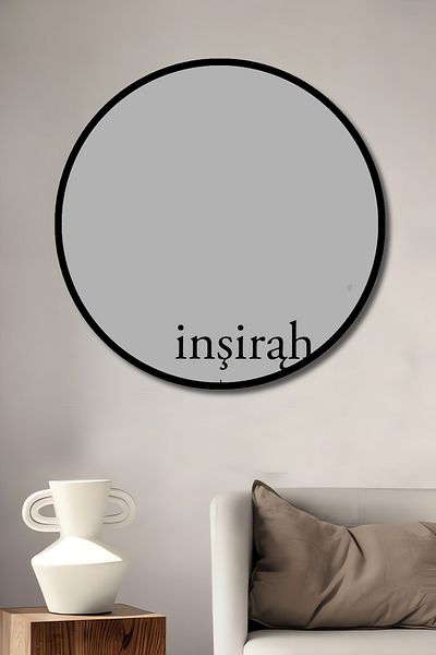 Teona Ahşap Inşirah Words Lemn MDF Rotund Decorativ Acasă, Locul de Muncă Pictură Perete