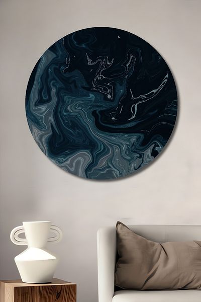 Teona Ahşap Artă abstractă Decorativ Lemn MDF Rotund Acasă, Locul de Muncă Pictură Perete