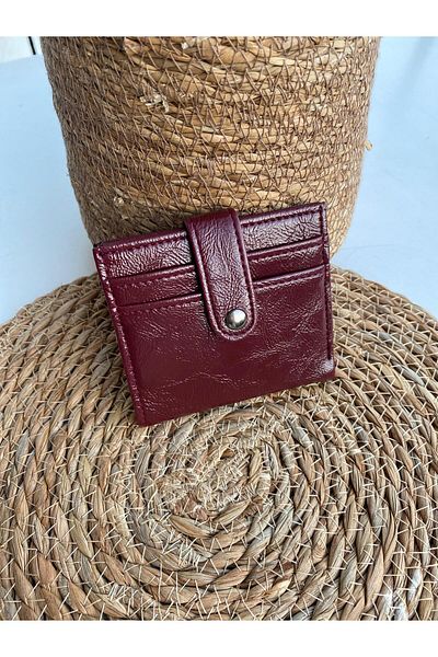H&D COLLECTİON Soft Textured 8K Card Holder Compartment Paper Coin Compartment Wallet