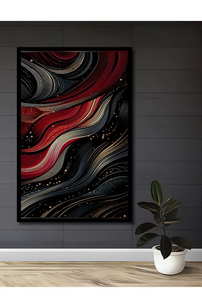 Teona Ahşap Cosmic Storm Decorativ Lemn MDF Dreptunghi Acasă, Locul de Muncă Pictură Perete