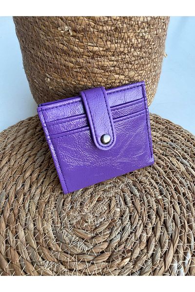 H&D COLLECTİON Soft Textured 8K Card Holder Compartment Paper Coin Compartment Wallet