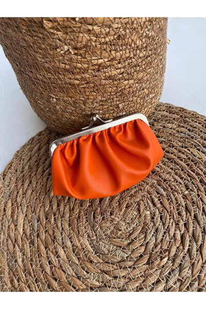 H&D COLLECTİON Mini portmoneu din piele moale