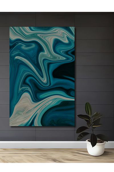 Teona Ahşap Fluid Art Decorativ Lemn MDF Dreptunghi Acasă, Locul de Muncă Pictură Perete