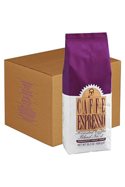 Mehmet Efendi Kurukahveci Caffe Espresso Blend No:3 1 Kg 6 Adet