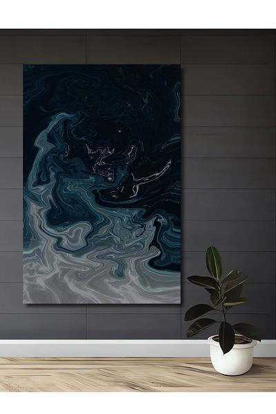 Teona Ahşap Artă abstractă Decorativ Lemn MDF Dreptunghi Acasă, Locul de Muncă Pictură Perete