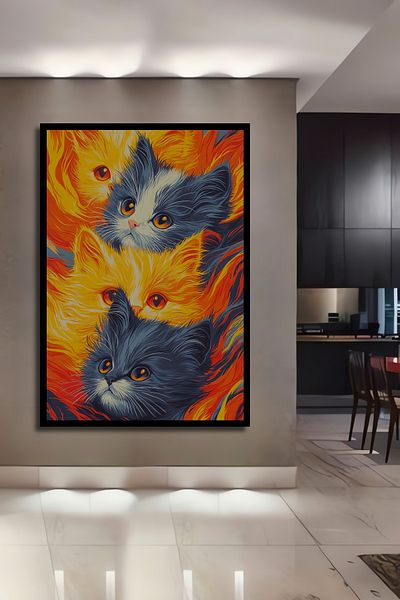 Teona Ahşap Cute Puppies Decorativ Lemn MDF Dreptunghi Acasă, Locul de Muncă Pictură Perete