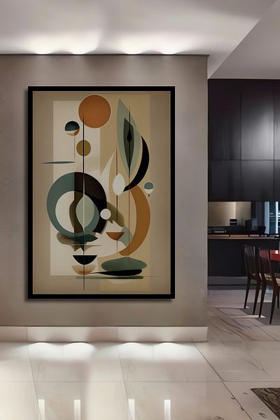 Teona Ahşap Modern Geometric Decorativ Lemn MDF Dreptunghi Acasă, Locul de Muncă Pictură Perete