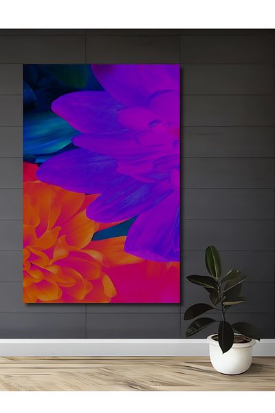 Teona Ahşap Flori Neon Decorative Lemn MDF Dreptunghi Acasă, Locul de Muncă Pictură Perete
