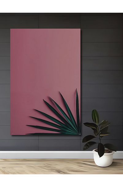 Teona Ahşap Roz Minimalist Lemn MDF Dreptunghi Decorativ Acasă, Locul de Muncă Pictură Perete