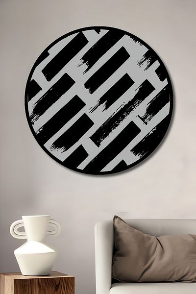 Teona Ahşap Brush Touches Decorativ Lemn MDF Rotund Acasă, Locul de Muncă Pictură Perete