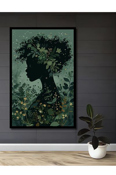 Teona Ahşap Eleganța naturii din lemn MDF dreptunghiular decorativ pentru casă, loc de muncă pictură murală