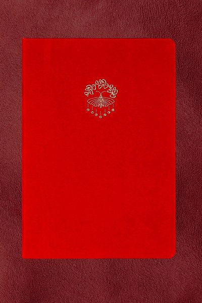 Victoria's Journals 96 Sheets A5 160 Gr. Striped Bujo Suede Notebook