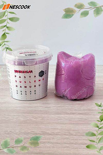 ŞEKER & SUGAR Lilac 500 g Sugar Dough Fondant