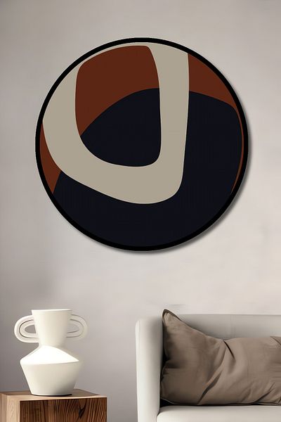 Teona Ahşap Forme organice Decorative Lemn MDF Rotund Acasă, Locul de Muncă Pictură Perete