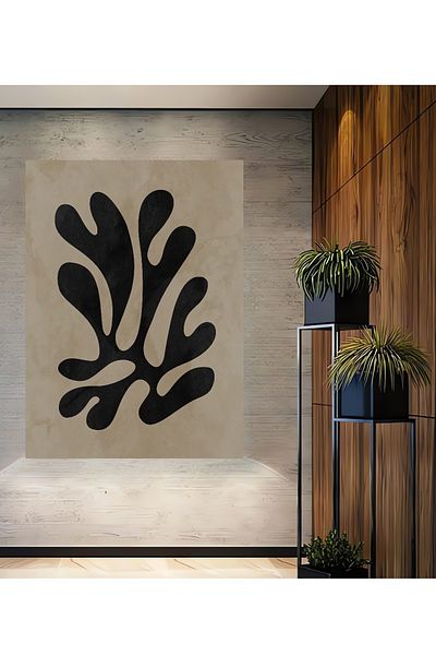 Teona Ahşap Lemn decorativ cu model organic MDF dreptunghiular pentru pictura de perete acasa, la locul de munca