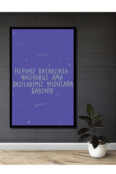 Teona Ahşap Casa dreptunghiulară din lemn MDF decorativă care se privă stelele, pictură murală la locul de muncă
