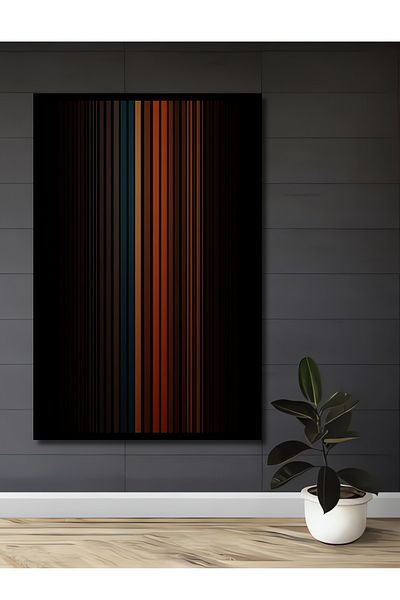 Teona Ahşap Linii colorate Decorative Lemn MDF Dreptunghi Acasă, Locul de Muncă Pictură Perete