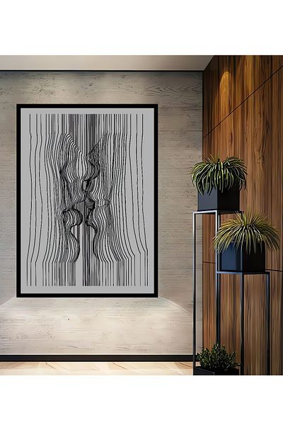 Teona Ahşap Minimalist Love Decorativ Lemn MDF Dreptunghi Acasă, Locul de Muncă Pictură Perete