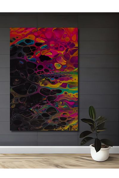 Teona Ahşap Colorful Wooden Decorative Wood MDF Dreptunghi Home, Locul de muncă Pictură murală