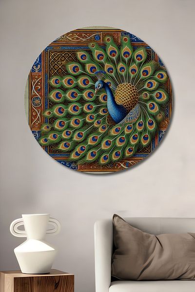 Teona Ahşap Magnificul penei Decorativ Lemn MDF Rotund Casa, Locul de Muncă Pictură Perete