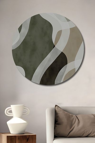 Teona Ahşap Forme organice Abstract Lemn MDF Rotund Decorativ Acasă, Locul de Muncă Pictură de perete
