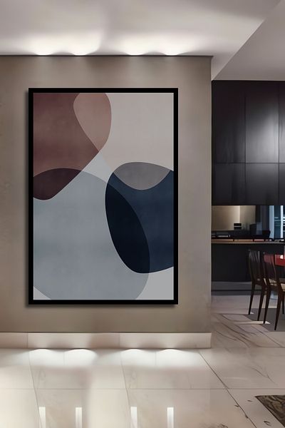 Teona Ahşap Textura geometrică abstractă Decorativă din lemn MDF dreptunghiulară pentru pictură pe perete acasă, la locul de muncă