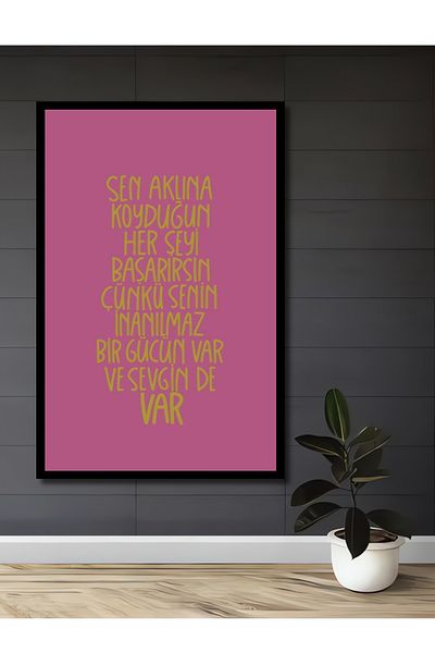 Teona Ahşap Sucess și dragoste tematică inspirațională decorativă din lemn MDF dreptunghiular pentru pictură de perete acasă, la locul de muncă
