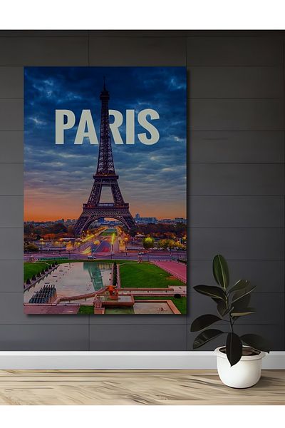 Teona Ahşap Turnul Eiffel Paris Lemn MDF Dreptunghi Decorativ Acasă, Locul de Muncă Pictură Perete
