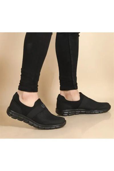 Ayakkabı Ülkesi Μαύρα Unisex Orthopedic Laceless Aqua ελαφριά παπούτσια για π...