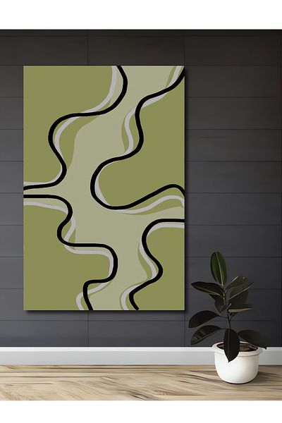 Teona Ahşap Model abstract organic din lemn MDF dreptunghiular decorativ pentru casa, locul de munca pictura pe perete